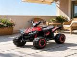 Red 12V Kids Electric ATV Quad Car with Forward/Reverse, Music, for 3 Years Old 71927425
