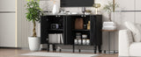 U-Can 47.2'' Modern TV Stand, Entertainment Center Media Console with 2 Spacious Storage Space, N724P233372B