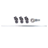 36" Steering Shaft Kit 3x 3/4DD Black U-Joints & Bearing Heim Joint Fit for GM Universal 64929850