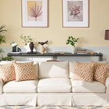 2 Pack 39.4" Narrow Console Sofa Table with Power Outlets and USB Ports, Long 80830381