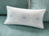 6 Piece Reversible Daybed Cover Set Blue Daybed B035129054