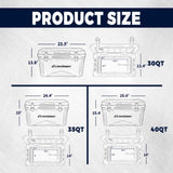 35Qt New White Warming Box T2602P171361