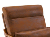 High Back Solid Wood Armrest Backrest Iron Frame Bronzing Cloth Indoor Leisure 79269077