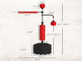 Speed Punching Bag/Speed Bag Boxing Bag Stand 03793693