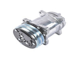 A/C Compressor with Clutch w/2-Groove Pulley Replacement for Sanden 508 Style V-Belt HC5003C 77190859