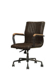 Distress Chocolate Swivel Office Chair with Pneumatic Lift B062P215475