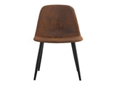 A set of 6 modern medieval style restaurant cushioned armchairs, equipped with soft suede cushions W1151P299750