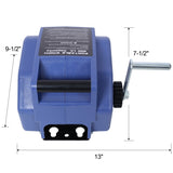 12v Trailer Winch,Reversible Electric Winch, for Boats up to 5000 lbs, Galvanized Wire Rope, with 90231654
