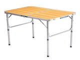 3ft Aluminum Alloy Folding Table wood grain color 14252439