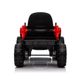 ZNTS Ride on Tractor with Trailer,24V 400W Powered Electric Tractor Toy w/Remote Control,electric car for W1578P194696