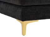 U-Shaped 4-Seat Indoor Modular Sofa Black--Same type97152732 36749210