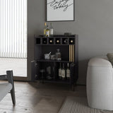 Yucca Bar Cabinet Wine Storage & Display, Wengue B128P263714