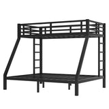 ZNTS Metal Twin XL over Queen Bunk Bed for Teens and Adults,Space-Saving/Noise Reduced/No Box Spring W1307P224458