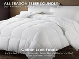 Four-pack of 100% polyester brushed single quilted comforters with microfiber filling, a down 74873046