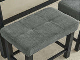 59 Inch Bar, Dining, Sofa with Power Outlet, 3 Upholstered Stools, 4 Piece Bar 64149332