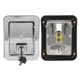 Paddle Latch 304 Stainless Steel Handle Lock Keys Kit for Unit Construction Machinery 25128867