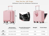 4-Piece Luggage Set with USB Charging Ports - 20in Carry-On 28in Checked 62436675