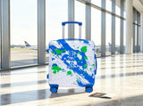 20 Inch PC Spinner Wheel Luggage, Carry on Suitcase, With Printed pattern and Combination Lock W2787P487165