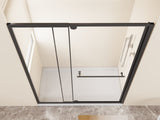 44-48.in W x 72.in H Pivot Shower Door, 1/4 inch Thick Clear Tempered Glass Swing Shower Door with W3048P469340