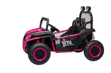 ZNTS 24 Volt Ride on Toys with Remote, Metal Frame Electric Powered off-Road UTV with 2 XL Seater, 4x200W W2058P204118