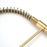 Pull Down Sprayer Spring Kitchen Sink Faucet Brushed Gold W122552138