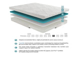 10-inch Full Size Bed Mattress Gel-Infused Memory Foam Mattress, Firm, White, Mattress in a Box B011P248235