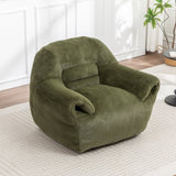 Bean Bag Chair, Comfy Bean Bag Sofa with Back Support, Faux Fur Bean Bag Chair for Adults and Kids, W2200P326891