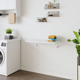 Laundry Room Folding Table Wall Mounted Folding Table for Small Spaces,Fold Down W3226P325708
