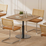 Natural Rattan Dining Chairs Set of 4, Modern Dining Room Chairs with Solid Wood Back for Kitchen W3010P298565