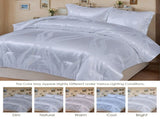 3-piece luxury satin microfiber bedding set, double-sided jacquard pattern, machine washable, 43356863