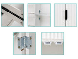 Farmhouse Pantry Storage with 2 Large Drawers, Tall Pantry Storage Cabinet with 8 Door Spice Rack, W2917P294993