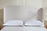 Hannah Upholstered Wingback Bed Size King / Tall 54" Headboard Upholstered King Bed / Premium B083P235518
