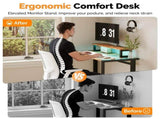 31.5 Computer with Shelf and Light Foldable P2 Particleboard Iron Pipe Triamine Gaming 90001808