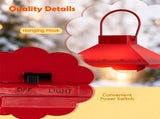 5FT Christmas Street Lamp Post with 3 Snowmen Scene, Snowfall, Warm Light & Holiday Music, 97288260