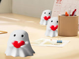 Halloween Ghost Figurine, Spooky Resin Ghost Statue, Funny Cute Ghost Ornaments for Halloween 62104765