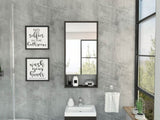 Modesto Medicine Cabinet, One Open Shelf, Mirrored Cabinet With Two Interior Shelves B128P148753