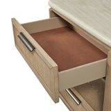 Two Drawer Nightstand with Rope Drawer Fronts B2699P323471