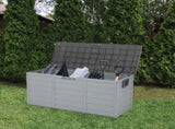 75gal 260L Outdoor Garden Plastic Storage Deck Box Chest Tools Cushions Toys Lockable Seat 10663967