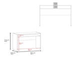 White Desk with Storage B062P230647