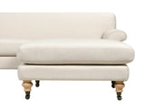 Alana 88" L-Shape Reversible Sectional Sofa, Light Beige Linen B2719P238357