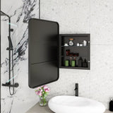 Rectangle Medicine Cabinet Mirror Bathroom Mirror Storage Wall Mounted Medicine Mirror Cabinet W688P210792