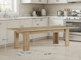 79 Inch Rectangular Dining Table for 6 to 8 People, Kitchen Dining Table 79540692