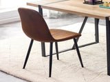 A set of 6 modern medieval style restaurant cushioned armchairs, equipped with soft suede cushions W1151P299750