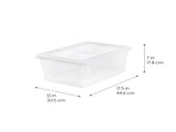 17 Qt. Plastic Storage Bins with Lids, Stackable Storage Containers, Totes, 6Pk 31706320