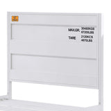 White Full Platform Bed B062P181286