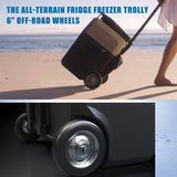 32Qt Car Freezer Portable Refrigerator Freezer with APP Control and 6'' off-road wheels, 12V,45W W2089P187489