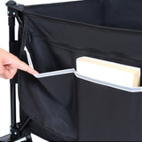Foldable Garden Cart with Heavy-Duty Wheels & 480lbs Load Capacity, Portable Utility Wagon for W2932P289396