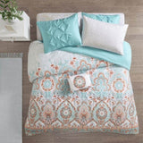 Twin XL Boho Comforter Set with Bed Sheets B03595868