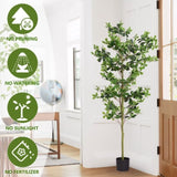 Domestic tung tree 180cm ground flower decoration artificial green plant wholesale manufacturers W2945P278514