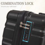 3 in 1 20"/24"/28" 3 pcs/set in ABS Spinner Wheel Luggage, Carry on Suitcase, Matching Color, 28829784